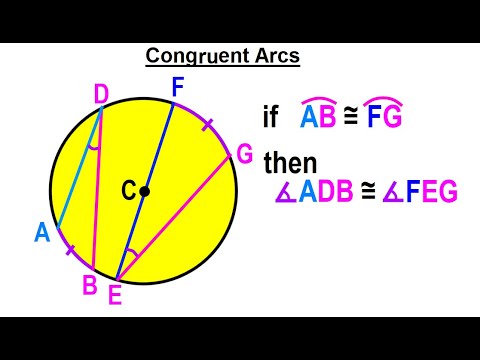 Geometry - Ch. 6: Circles (16 of 39) Congruent Arcs