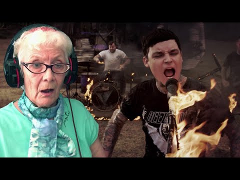The Amity Affliction - The Weigh Down | РЕАКЦИЯ БАБУШКИ ХЕЙТЕР | REACTION GRANDMA