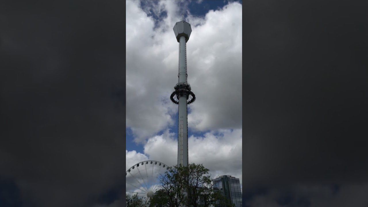 AtmosFear at Liseberg is one of the tallest drop towers in the world! 116 meters (381ft) 
