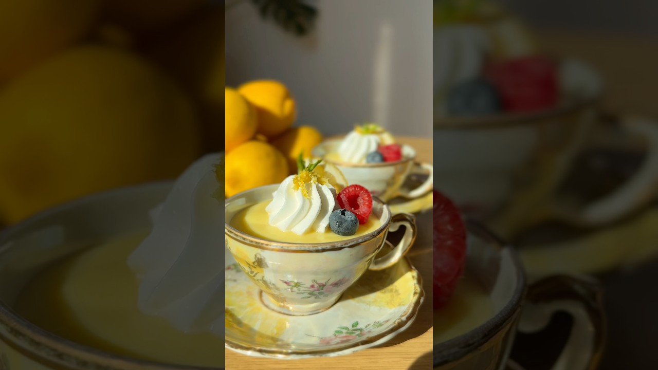 İtalyan Pudingi (Lemon Budino) 🍋 #pratiktarifler