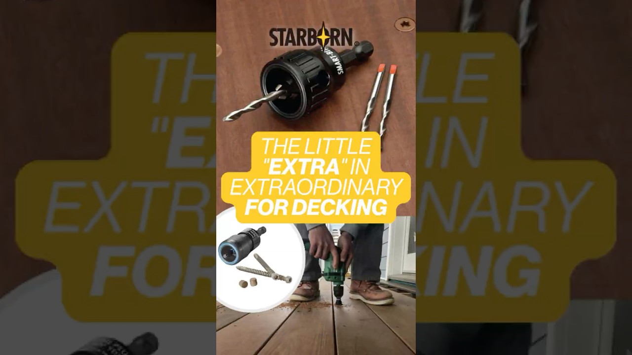 Starborn Smart-Bit: This Tool Sinks Screws Perfectly Every Time—No Guesswork