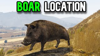 Gta Online Boar Location - Where To Find Boars In Gta 5