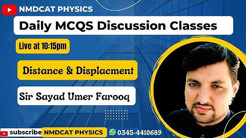 Displacement | Important mcq