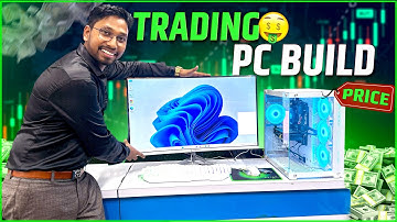 Full Set Trading PC Build in 2024 😯4 Screen Trading PC Build With Complete💸White Theme...!