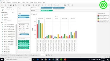 Video 17: Creating Side-by-Side Bar Charts and Dashboards in Tableau