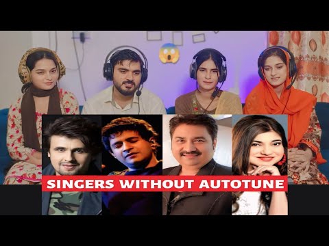 90's Singers Without Autotune Reaction | Real Voice of Singer, KK, Sonu Nigam, Kumar Sanu