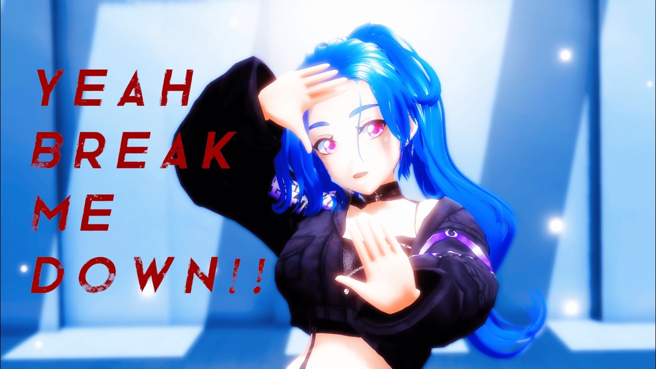 {MMD} Ellie Arietis – BREAK ME DOWN!! | Powerful 3D Dance Performance
