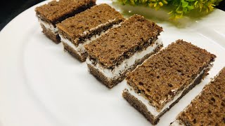 Milk Slice Cake | Kinder Milk Slice | Eggless & Without Oven