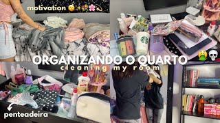 ORGANIZANDO MEU QUARTO assista se precisa de motivação ✨🌸🫧