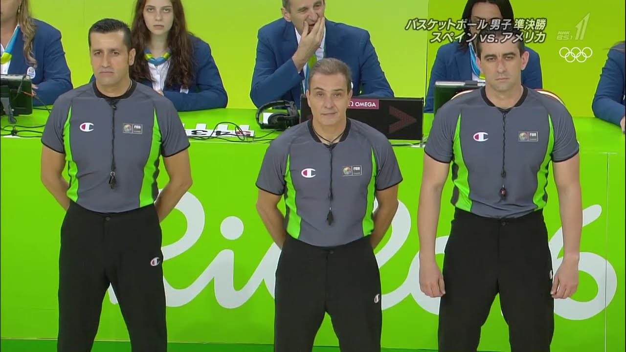 リオオリンピック男子バスケ準決勝　アメリカvsスペイン