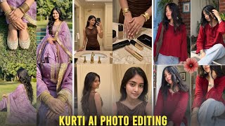 Instagram Trending Kurti Ai Photo Editing | 4 Layer Photo Editing Prompt