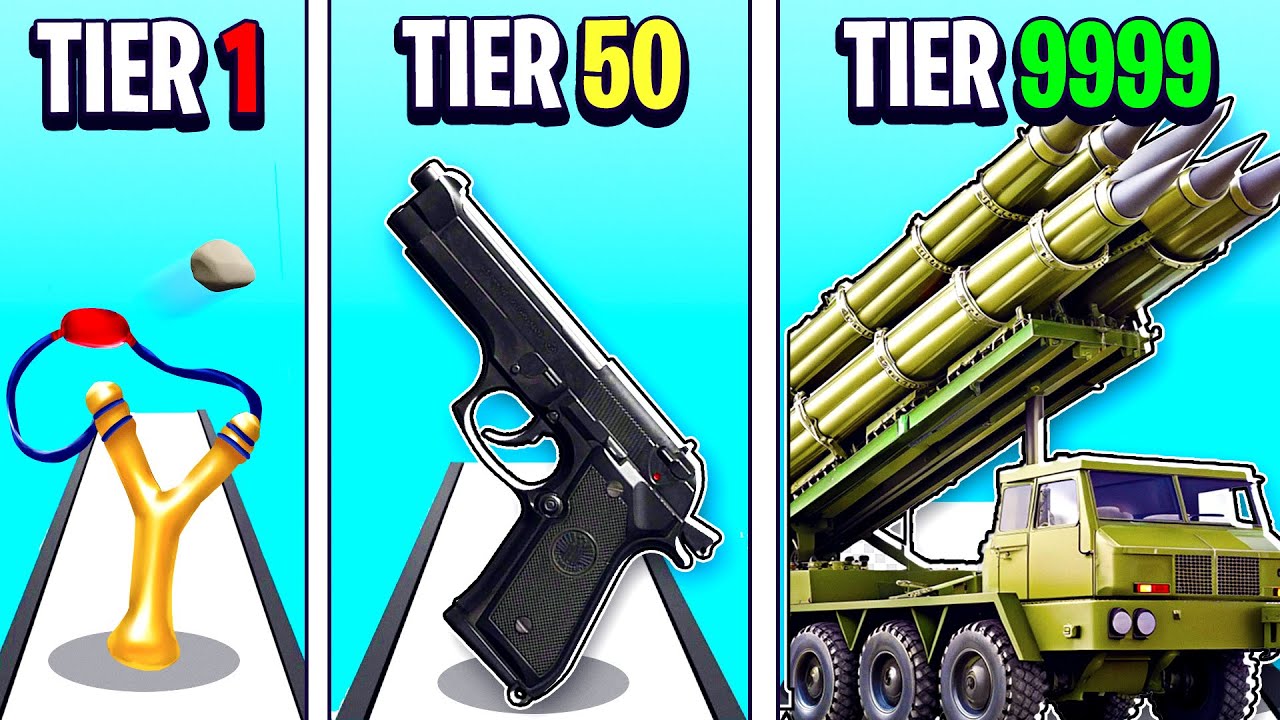 LA MEILLEURE ÉVOLUTION DE TYPE D'ARMES TIER 9999 ! (Weapons Tier)