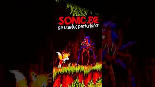 SONIC se vuelve PERTURBADOR en esta VERSION EXE muy OSCURA 😨 #sonic #shorts #creepy #roblox