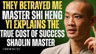 “They Betrayed Me” – Master Shi Heng Yi Explains the True Cost of Success | Shaolin Master Speech