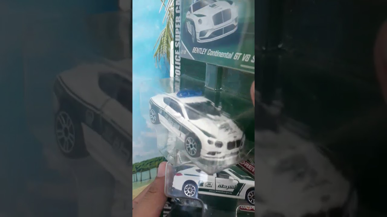 Majorette Bentley Continental VS Porche Panamera VS Mercedes Benz SLS Dubai Police Super Cars