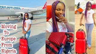 Moving To Italy From Nigeria ||Turkish Airline Nigeria Airport Stress Lagos To Italy