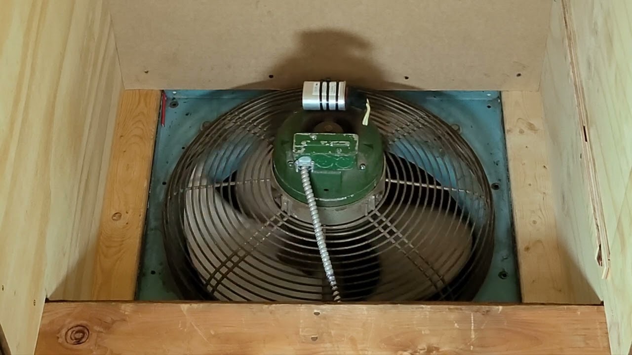 ILG Exhaust Fan with Really Nice Motor Harmonics (High Speed ILG 183 Panel Mount)