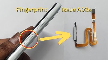 Samsung Galaxy A03s Fingerprint Not Work Issue - A03s Fingerprint Replacement - Techtalk With Deepak