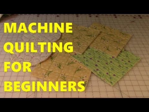 Machine Quilting For Beginners - YouTube