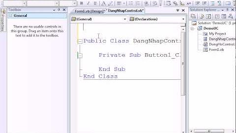 VB NET   user control   Dang Nhap