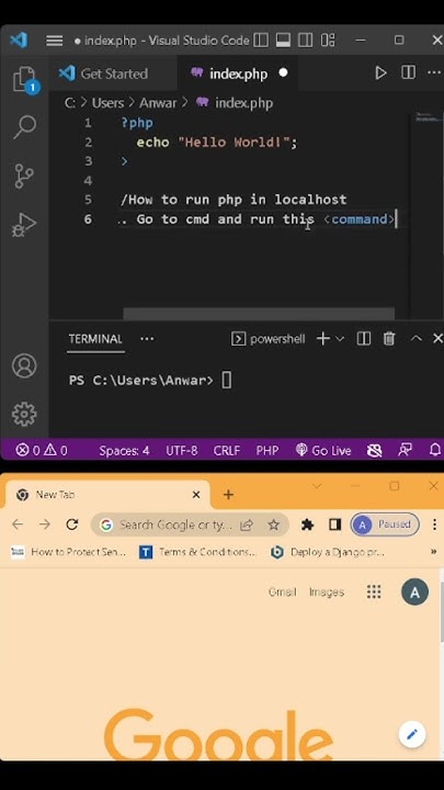 How to run php file in localhost #shorts - YouTube