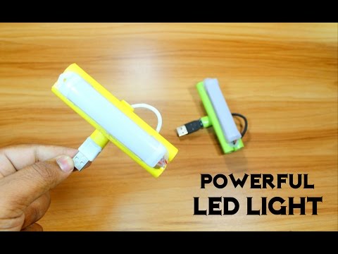 How To Make A Powerful USB Led Light