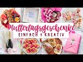 DIY MUTTERTAGSGESCHENKE basteln 🎁 Ideen zum Muttertag 2025 | DIY's und Rezepte | Basteln mit Papier
