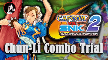 Chun-li Trials for Capcom vs. SNK 2 【カプエス2】(Hints in description)