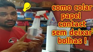How to stick self-adhesive contact paper without bubbles in an easy way screenshot 5
