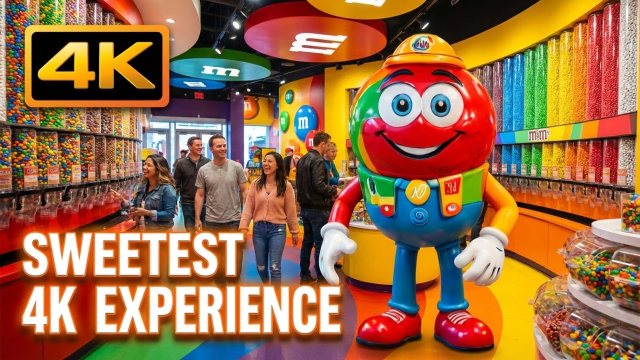The Sweetest Experience: 4K M&amp;M World Las Vegas Tour - YouTube