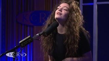 Lorde performing "The Love Club" Live on KCRW