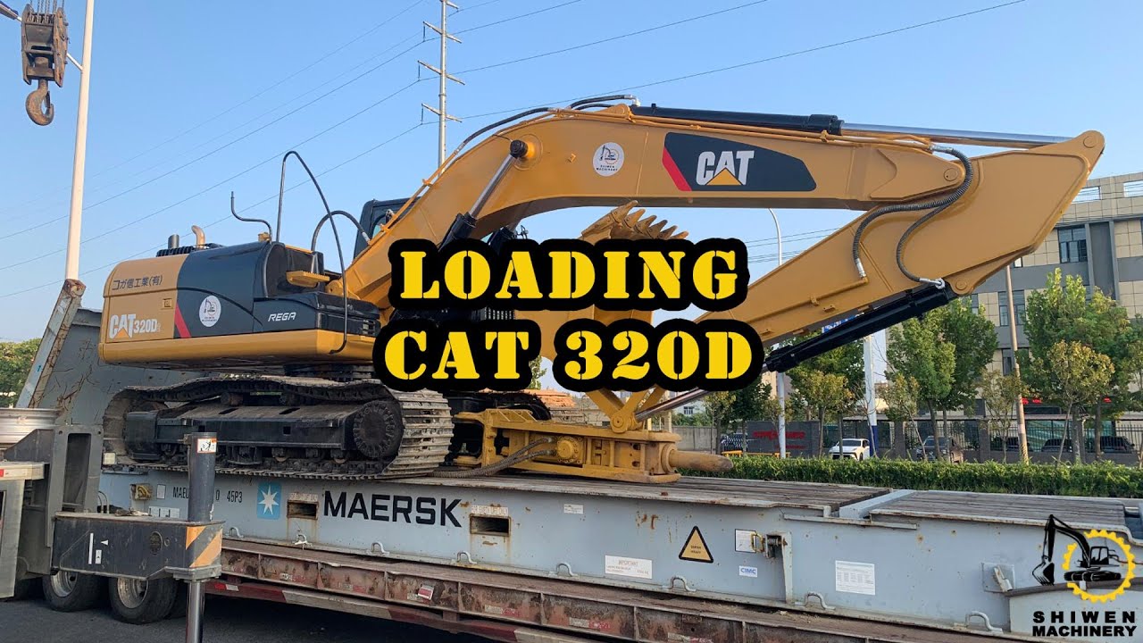 Load&ship CAT 320D excavator to Mexico | ShiWen Construction Machinery ...