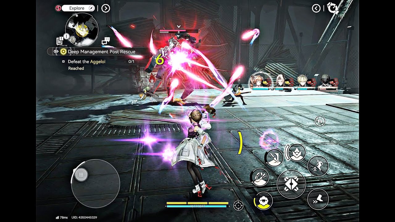 Mini boss fight in Arknights Endfield