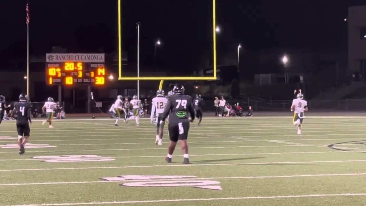 Jacob Chambers 70-yard TD pass to Daniel Wimbush