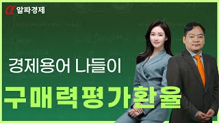 [경제용어 나들이] '구매력평가환율'이 뭘까요? : 경제용어사전｜알파경제TV