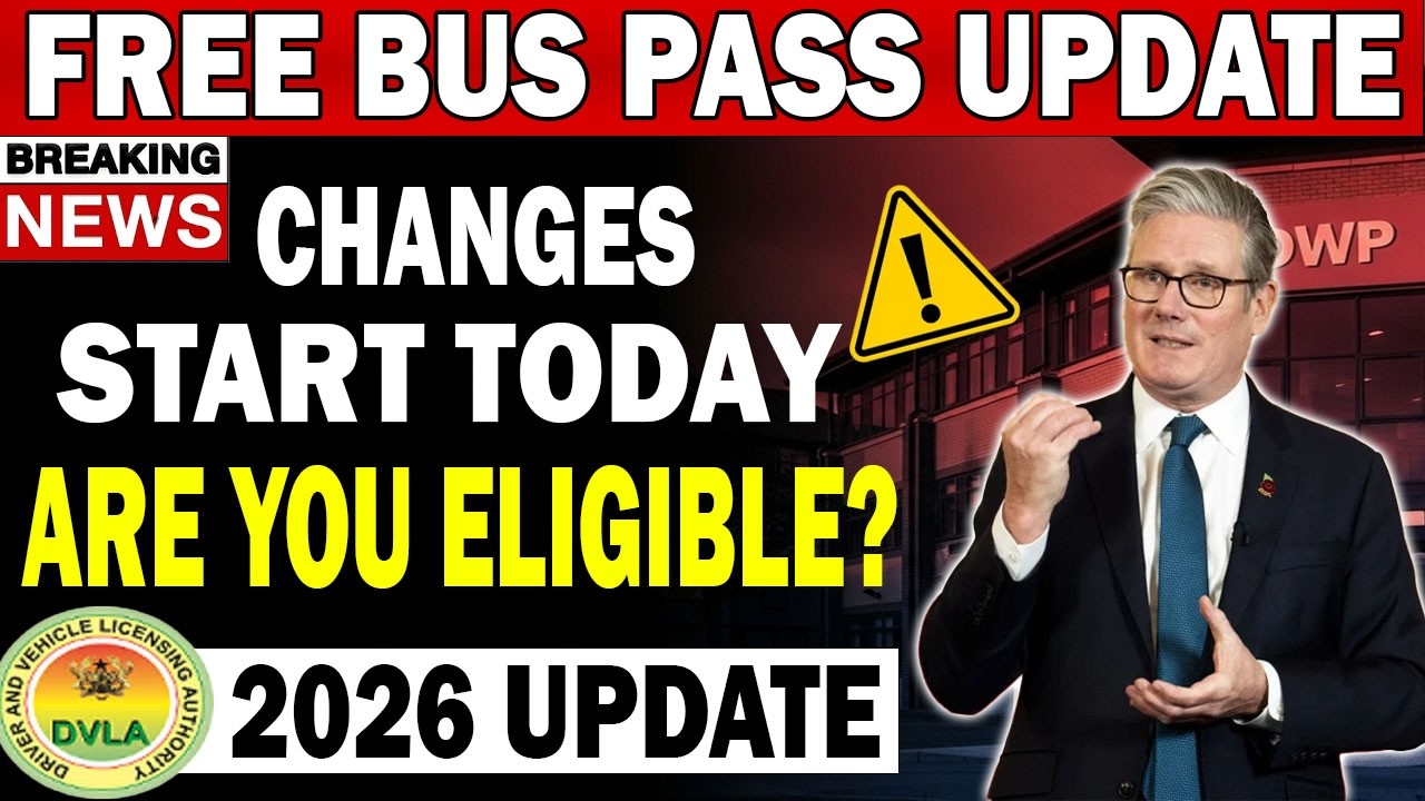 ⚠️ Free Bus Pass Update TODAY – New Rules Start Now!