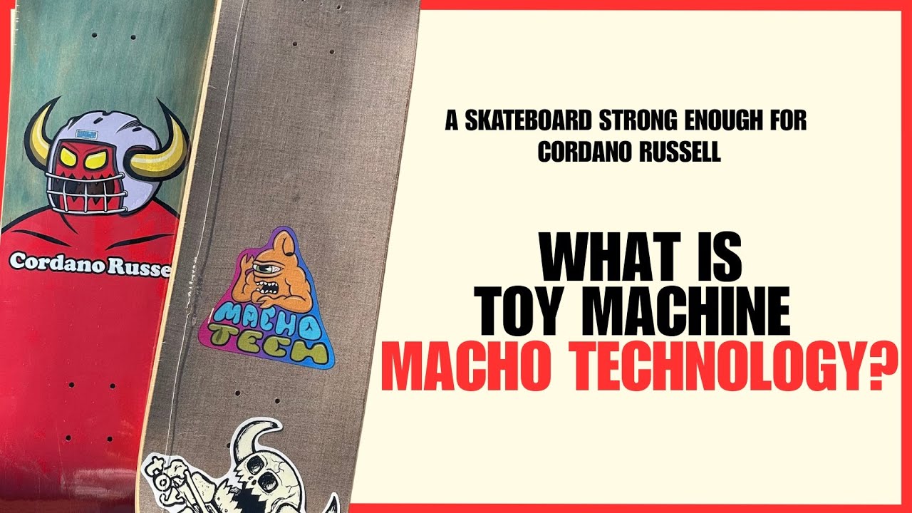 НОВЫЙ Toy Machine Macho Tech: переосмысление скейтборда для Cordano Russell