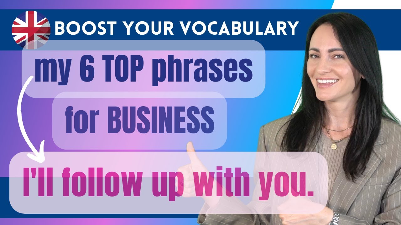 🇬🇧 Learn 6 TOP PHRASES for BUSINESS 💡