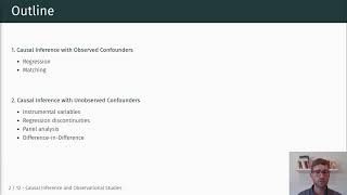 POL SCI 702 - 13 Causal Inference and Observational Studies: Overview