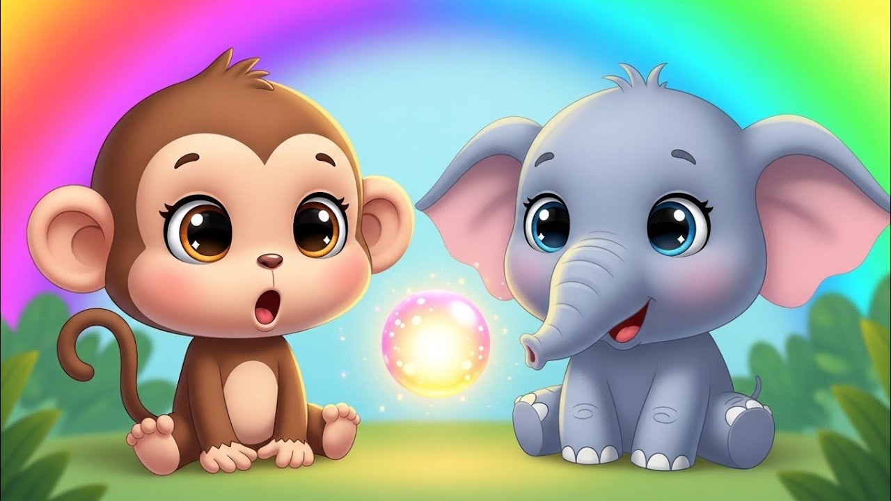 Bandar, Hathi aur Magic Ball 🐘🪄 | Happy Kids Cartoon Story
