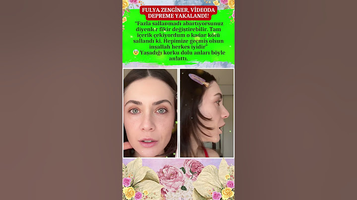 FULYA ZENGİNER İSTANBUL DEPREMİNE VİDEO ÇEKERKEN YAKALANDI! KORKU DOLU ANLARI BÖYLE ANLATTI