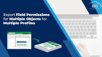 Export Field Permissions for Multiple Objects for Multiple Profiles| BOFC | Salesforce | Appexchange