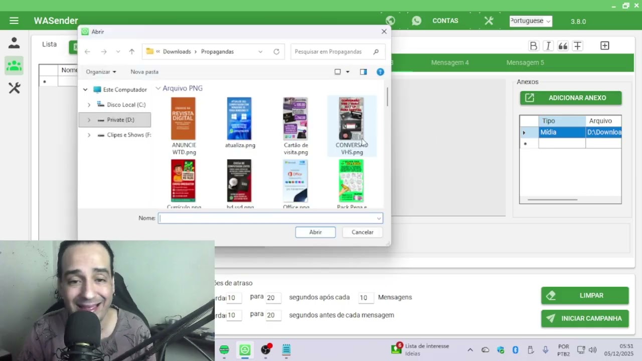 como EU faço DIVULGAÇÃO/PROPAGANDA no WhatsApp usando WaSender e WaCRM!