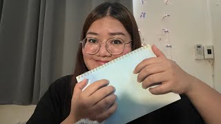 ASMR Tapping Notebook 📒(No Mouth sounds)