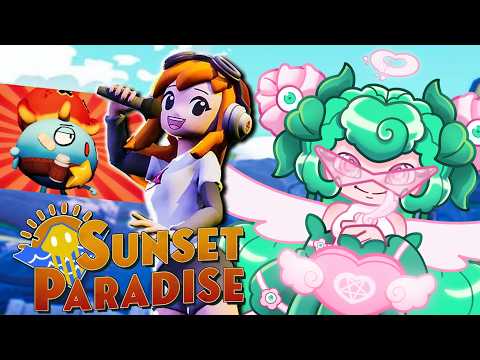 ☀️  6 7 Paradise ☀️ Peachael Reacts to Sunset Paradise ☀️ A Glitch Production Pilot ꒰18+꒱