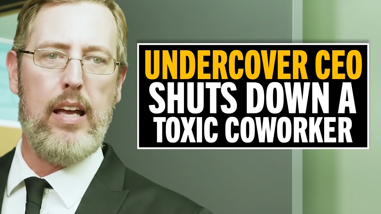 Undercover CEO Exposes a Toxic Coworker Who Manipulates the Boss