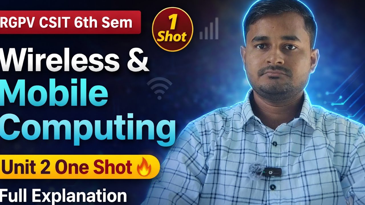 Wireless and Mobile Computing Unit 2 One Shot | RGPV CSIT 6th Sem ...