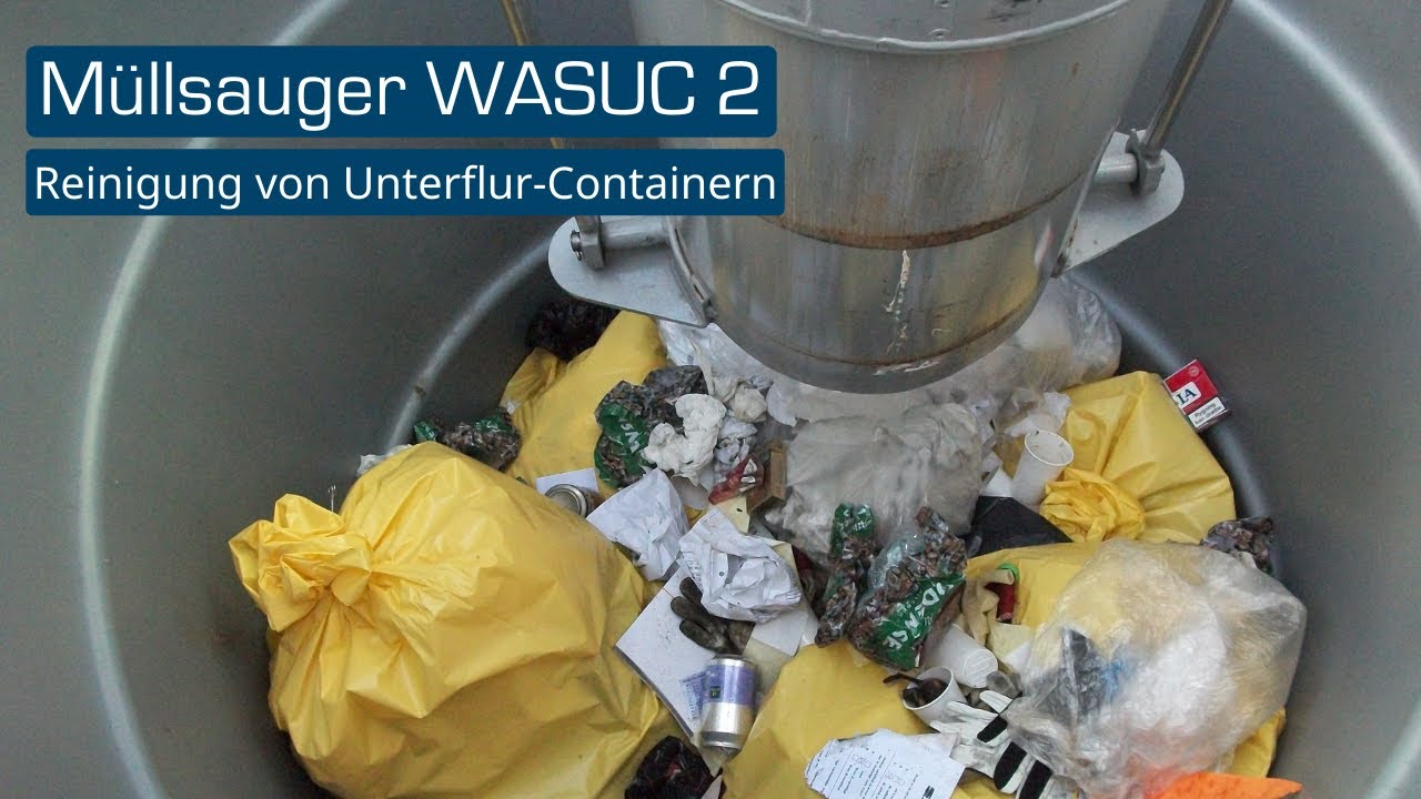 Saugbagger in der Abfallwirtschaft - Effiziente Entleerung von Müllcontainern