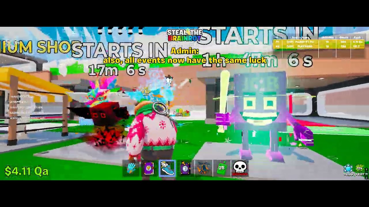 Admin Abuse in Steal a Brainrot Fortnite