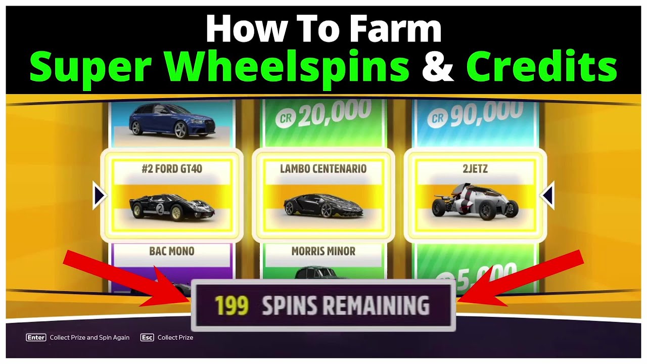 Forza Horizon 5 The FASTEST Way To Get Super Wheelspins AND Make